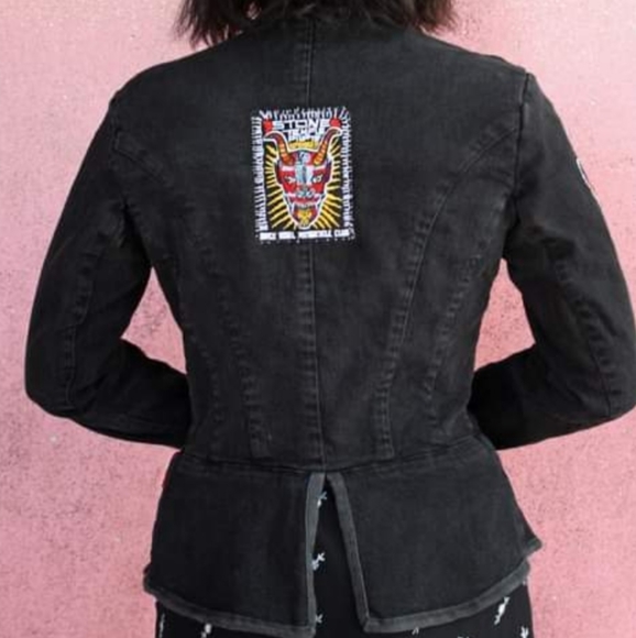 SOLD! ⭐️Vintage tripp nyc custom hellfire/stone temple pilots buckle jacket! - Picture 9 of 13